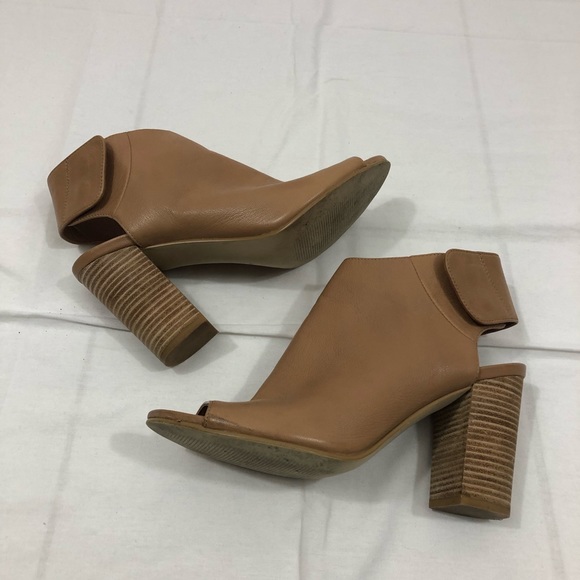 Crown Vintage Shoes - Crown Vintage Leather Booties, Size 8, Tan